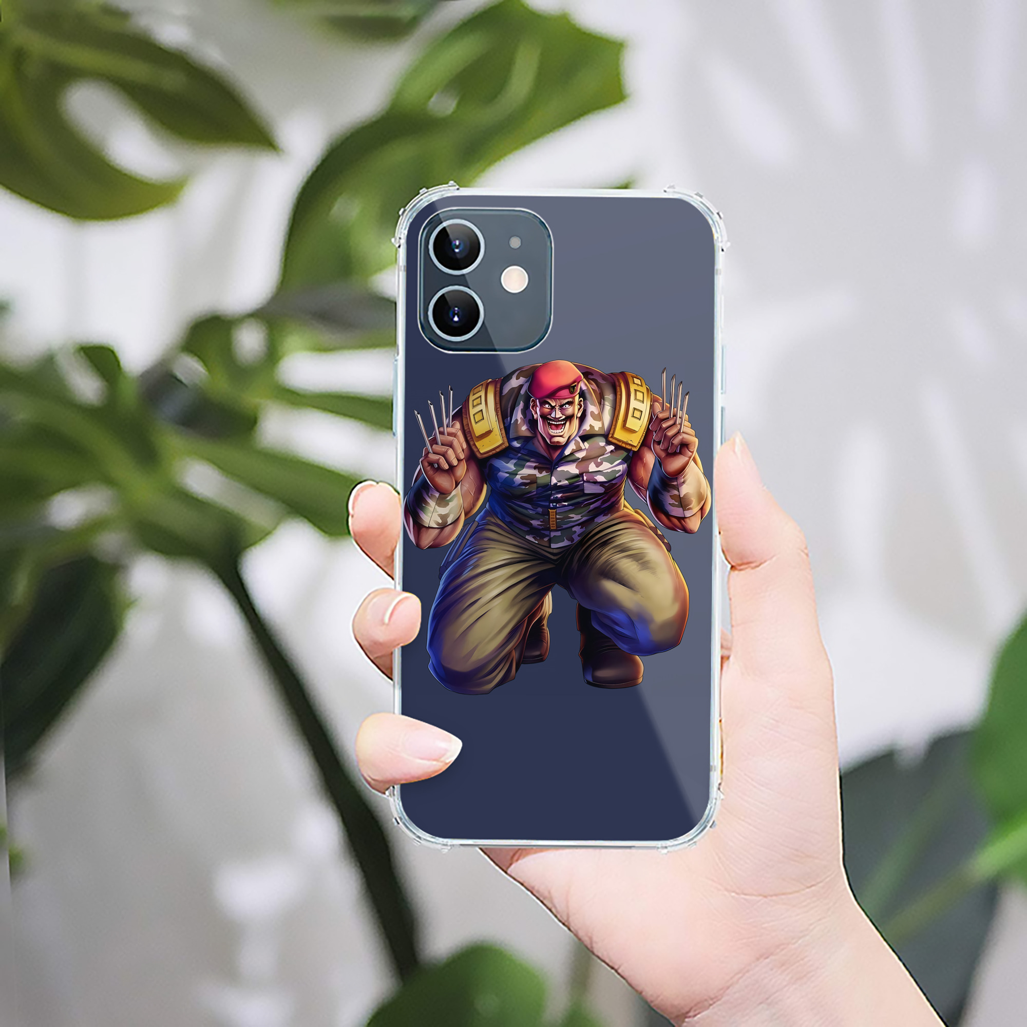（画像用） 北斗の拳 Fist of the North Star 【iPhone 12シリーズ対応】透明スマホケース（クリアソフトケース）